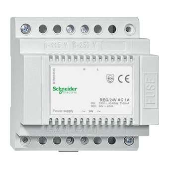 KNX - alimentation 24Vca -1A - 10 pas de 9mm|Schneider Electric-SCHMTN663529