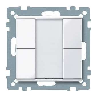 KNX M-Plan - commande multifonction - 4 BP - antimicrobien brillant|Schneider Electric-SCHMTN617225