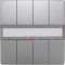 UP287/3 bp x4 + led platine metal.|Siemens HVAC-SBA5WG1287-2DB43