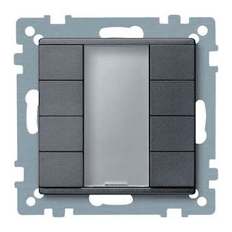 KNX M-Plan - commande multifonction - 8 BP - anthracite|Schneider Electric-SCHMTN627814