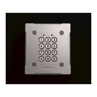 Clavier encastré résistant au vandalisme, éclairé 100 codes 2 relais 12/24vca-cc|Aiphone-AIPAC10F