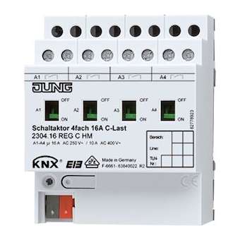 Actionneur 4 voies, courbe C|Jung france-IUN2304.16REGCHM