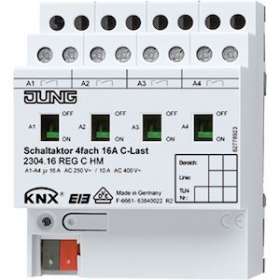 Actionneur 4 voies, courbe C|Jung france-IUN2304.16REGCHM