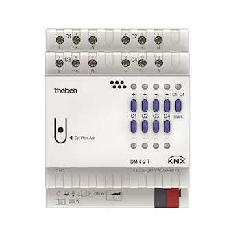 Module variateur universel 4c DM 4-2 T KNX|Theben-THB4940280