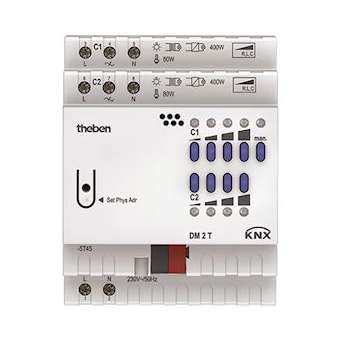 Module variateur 2c DM 2 T KNX|Theben-THB4940270