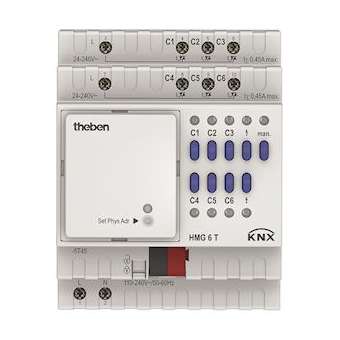 Actionneur 6c chauff HMG 6 T KNX|Theben-THB4930240