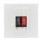 Prise haut-parleur Mosaic 2 modules - blanc