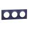 Odace Styl, plaque Cobalt 3 postes horiz./vert. entraxe 71mm|Schneider Electric-SCHS550706
