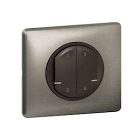 Commande sans fil 4 scénarios Céliane with Netatmo - graphite|Legrand-LEG067757