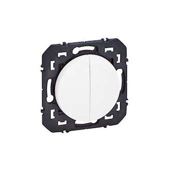 Commande double sans fil sans pile d'éclairage dooxie with Netatmo - blanc|Legrand-LEG600088L