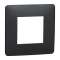 Unica Studio - plaque de finition - Anthracite - 1 poste|Schneider Electric-SCHNU200254