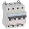 Disjoncteur DX³ 25kA arrivée haute/départ bas vis 4P 10A -courbe D - 4 mod|Legrand-LEG409845