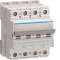 Disjoncteur 4P 20kA courbe C - 40A 4 modules|Hager-HAGNRN440