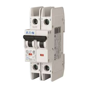 Disjoncteur FAZ cbe B 20A 2P NA UL|Eaton industries-EONFAZ-B20-2-NA