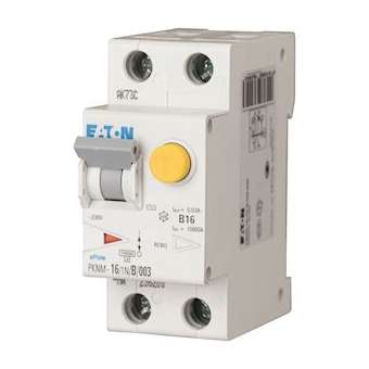 Disj. diff. PKNM 1P+N - 16A 30mA/cbe C/AC|Eaton industries-EONPKNM-16-1N-C-003-MW