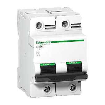 Disjoncteur C120N 2P 100 A, courbe C, 10 kA|Schneider Electric-SCHA9N18362