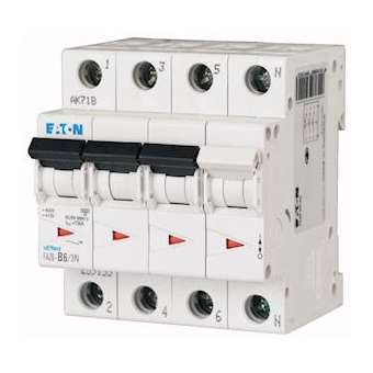Disjoncteur modulaire, 5A, 3Np, courbe C, 6kA|Eaton industries-EONFAZ6-C5-3N