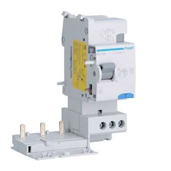 Bloc différentiel 3P 25A 30mA type AC|Hager-HAGBD326