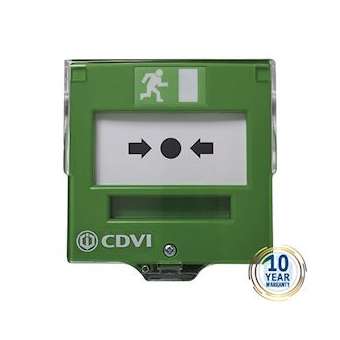 Bris de glace vert 2 contacts led membranes déformables|CDVI-CDABBGP2V