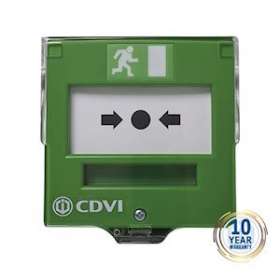 Bris de glace vert 2 contacts led membranes déformables|CDVI-CDABBGP2V