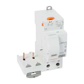 Bloc diff adapt DX³-auto-2P-230/400V~- 40A - typeAC 300 mA - disjoncteur 1 mod/P|Legrand-LEG410419