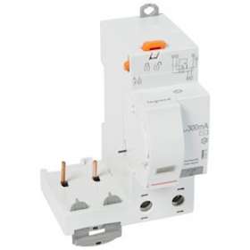 Bloc diff adapt DX³-auto-2P-230/400V~- 40A - typeAC 300 mA - disjoncteur 1 mod/P|Legrand-LEG410419