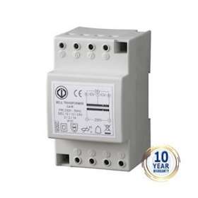Transformateur 12/24V AC - 1/2 A - classe II - EN 61558-8 - Rail DIN - 3 modules|CDVI-CDACA1R