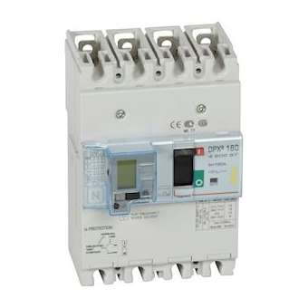 Disjoncteur magnétothermique différentiel DPX³160 Icu 16kA 400V~ - 4P - 160A|Legrand-LEG420037