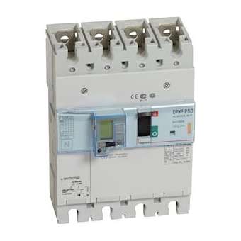 Disjoncteur électronique différentiel DPX³250 25kA 400V~ - 4P - 160A|Legrand-LEG420327