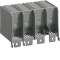 Cache borne x160 4P long pour cosse et rallonge plage|Hager-HAGHYA022H