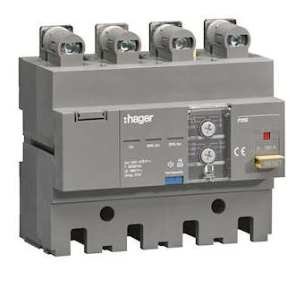 Bloc différentiel P250 4P 160A Idn régl|Hager-HAGHBT160H