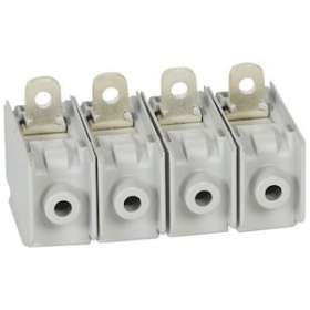 Jeu de 4 bornes à cage grande capacité pour DPX³160 magnétothermique|Legrand-LEG421027