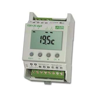 T2S + 2C Digit Thermostat électronique modulaire 2 étages + 2 seuils|Delta dore-DDO6150024
