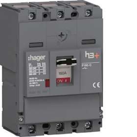 Interrupteur Boitier Moulé h3+ P160 SW 3P 160A CTC|Hager-HAGHCS160AC