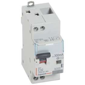 Disjoncteur diff DX³ 4500 - vis/vis -U+N 230V~ 32A -typeAC -300mA -courbe C - 2M|Legrand-LEG410728