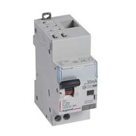 Disjoncteur diff DX³ 4500 -auto/vis- U+N 230V~ 20A- typeF-30mA -courbe C - 2M|Legrand-LEG410762