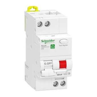 Resi9 - disjoncteur différentiel - 1P+N - 25A - 30mA - courbe C - type Fsi|Schneider Electric-SCHR9PDCF25