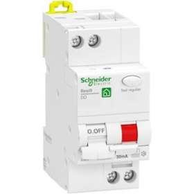 Resi9 - disjoncteur différentiel - 1P+N - 25A - 30mA - courbe C - type Fsi|Schneider Electric-SCHR9PDCF25