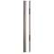 Bandeau avec 2 ventouses de 300 kg. Aluminium satiné. 12-24 Vcc 1A