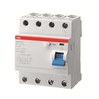 Inter. Dif. (F204) 4P 63A 30mA Immunisé|ABB-ABB442561