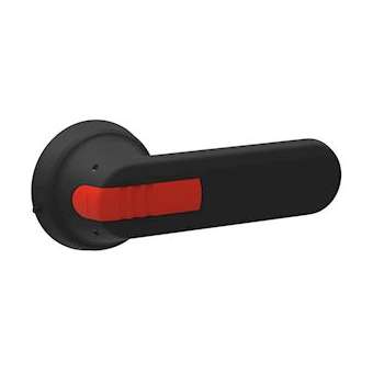 Poignée Pistolet noire 125mm pour Axe 12mm|ABB-ABB912429