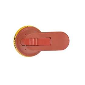 Poignée Pistolet Rouge/Jaune 80mm pour Axe 6mm|ABB-ABB912419