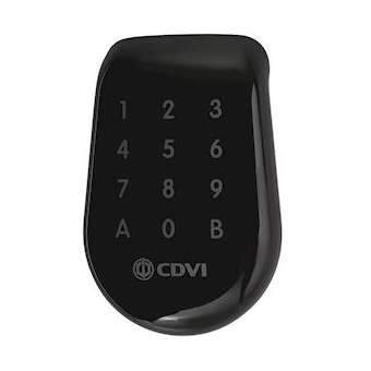 Mini centrale autonome code et badges noir|CDVI-CDASOLAR2R