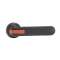 Poignée Pistolet noire 175mm pour Axe 12mm