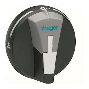 Commande débrochable sur porte pour interrupteurs 20A-100A verrouillable|Hager-HAGHZC010
