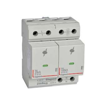 Parafoudre T1 - Iimp 25 kA/pôle - 1P+N|Legrand-LEG412281
