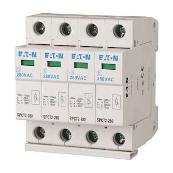 Parafoudres débrochables, 4p, 385VAC, 4x20kA|Eaton industries-EONSPCT2-385-4