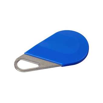Badge hexact type porte clé bleu|Aiphone-AIPHECV2B