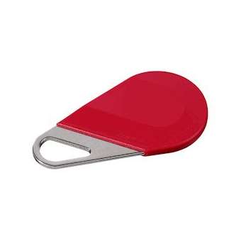 Badge hexact type porte clé rouge|Aiphone-AIPHECV2R
