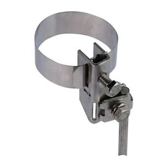 Collier de raccordement pour mâts d'antenne D 26,9-165mm INOX|Dehn france-DHN540100